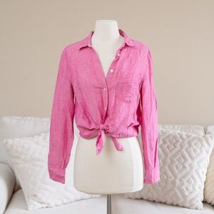 Banana Republic Pink Button-Down Shirt
